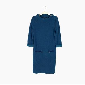 Boden Darmouth Tunic Wool Funnel Sweater Dress